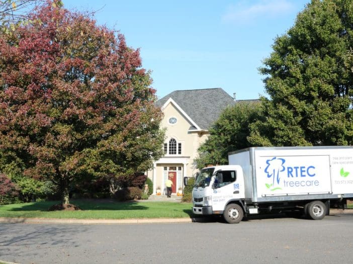 RTEC Truck in front of home