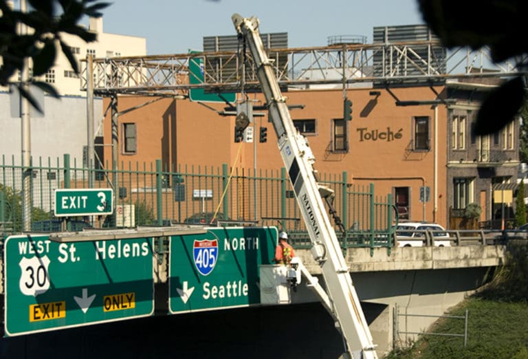 Crane Hanging Signs 1